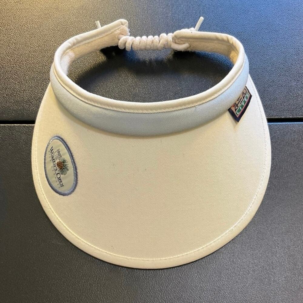 Ahead Lite Visor 2007 US Women’s Open Pine Needles White Golf Sun Visor